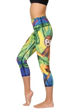 Frida Printed Yoga Crops 9 Frida Printed Yoga Crops -YOGA DEMOCRACY Sales 1201 frida 3