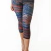 Pedra Printed Yoga Crops -YOGA DEMOCRACY Sales 1201 mountain front