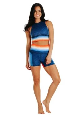 Joey Short In Retro Rainbow -YOGA DEMOCRACY Sales 1303141 Retro Rainbow Front6