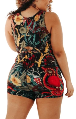 Joey Short In Coral My Name -YOGA DEMOCRACY Sales 1303 coral back removebg