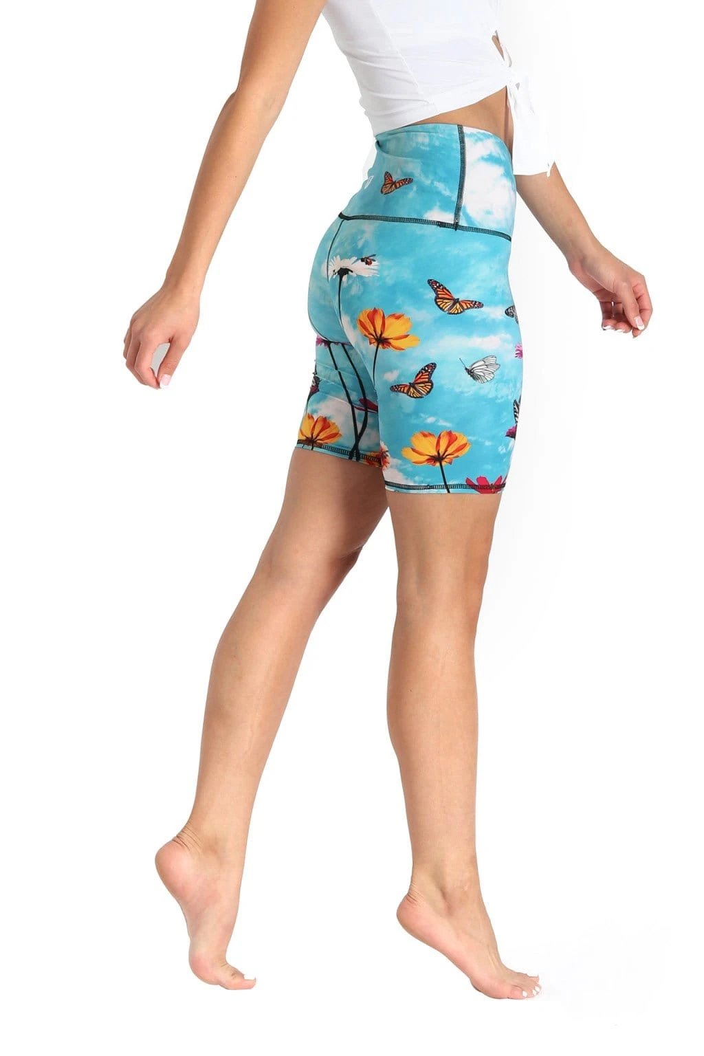 Biker Shorts In Flower Bomb 1 Biker Shorts In Flower Bomb