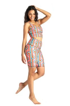 Biker Shorts In Rainbow Chaser -YOGA DEMOCRACY Sales 1304 RAINBOW 2021 6