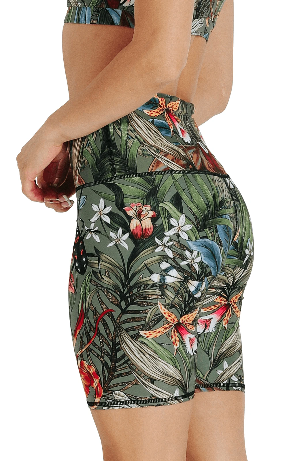 Biker Short In Green Thumb 3 Biker Short In Green Thumb - Image 3