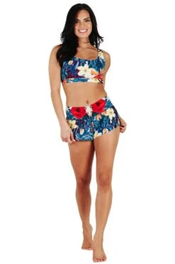 Everyday Sports Bra In Georgia - Medium Support, A - E Cups -YOGA DEMOCRACY Sales 130521 Georgia Front 5