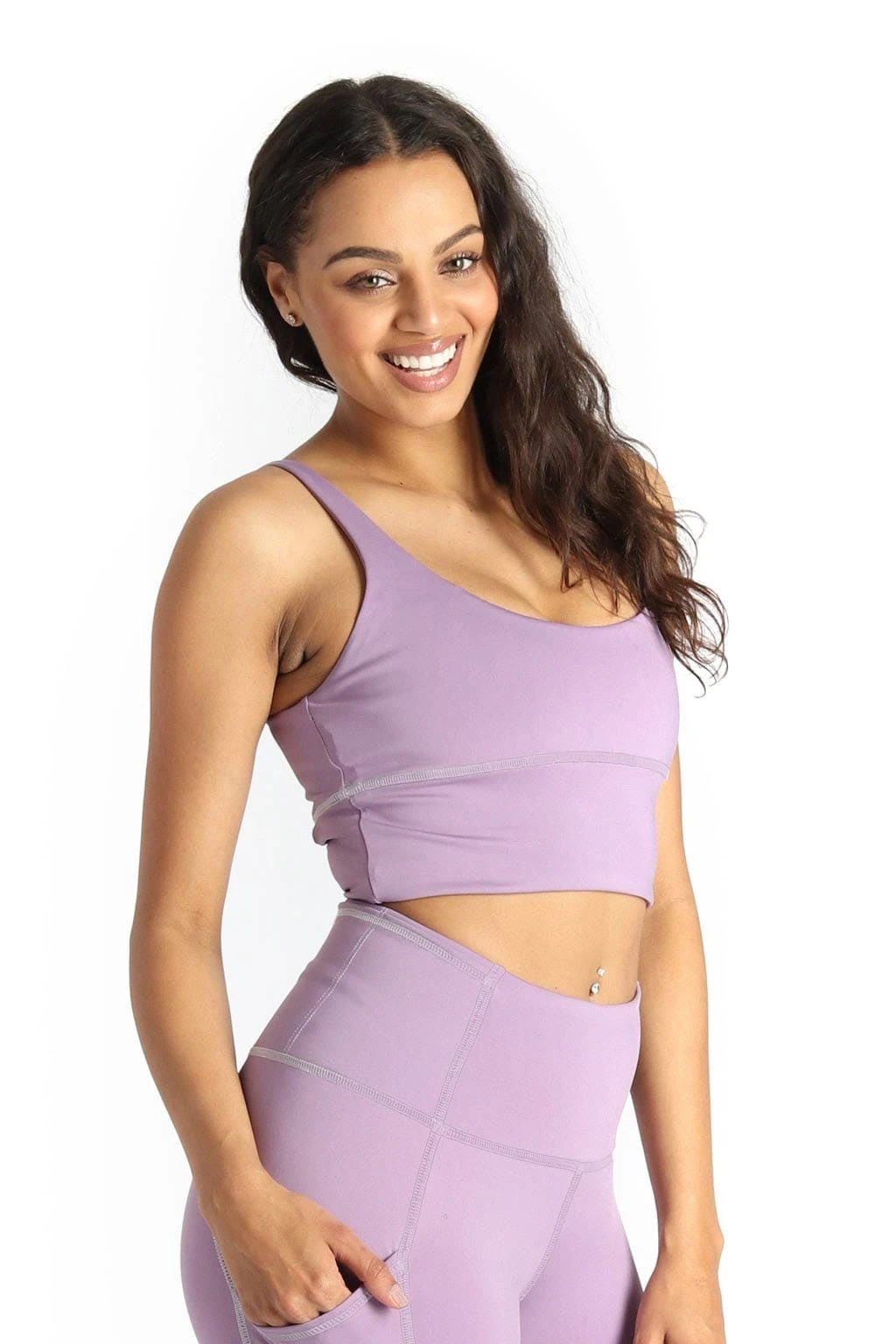 Limitless Sports Bra In Amethyst - Medium Support, A - E Cups 1 Limitless Sports Bra In Amethyst - Medium Support, A - E Cups
