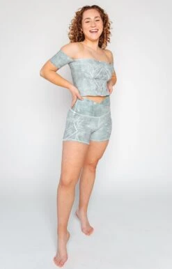 Movement Short In Pure Sage -YOGA DEMOCRACY Sales 1307 PureSage FullBody