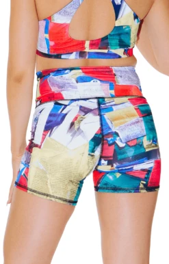 Movement Short In Tibet Flag 7 Movement Short In Tibet Flag -YOGA DEMOCRACY Sales 1307 TibetFlag back removebg