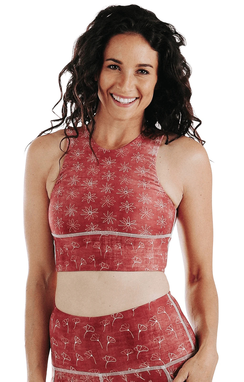 Free Range Sports Bra In Terracotta Time 2 Free Range Sports Bra In Terracotta Time - Image 2