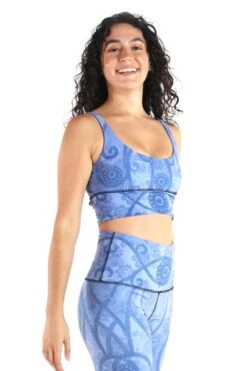 Limitless Sports Bra In Peaceful Warrior - Medium Support, A - E Cups -YOGA DEMOCRACY Sales 1506 PEACEFUL WARRIOR 4