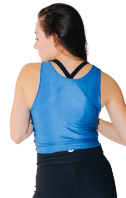 Reversible Knot Top In Cool Bukhara -YOGA DEMOCRACY Sales 1606 CoolKushutara back1 removebg