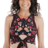 Reversible Knot Top In Folklore 18 Reversible Knot Top In Folklore -YOGA DEMOCRACY Sales 1606 Folklore front removebg