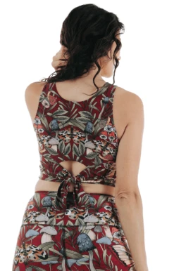 Reversible Knot Top In Fun Gal 8 Reversible Knot Top In Fun Gal -YOGA DEMOCRACY Sales 1606 FunGal back2 removebg