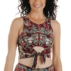 Reversible Knot Top In Fun Gal -YOGA DEMOCRACY Sales 1606 FunGal front1 removebg