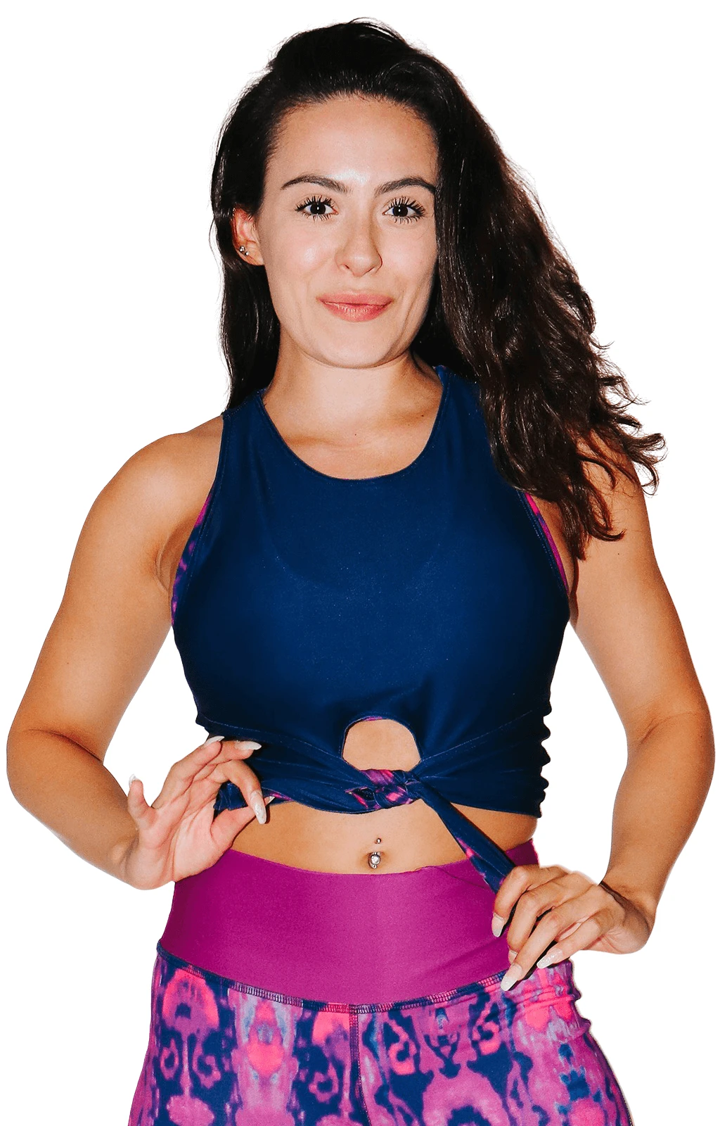 Reversible Knot Top In Vibrant Bukhara 2 Reversible Knot Top In Vibrant Bukhara - Image 2