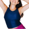 Reversible Knot Top In Vibrant Bukhara -YOGA DEMOCRACY Sales 1606 VibrantBukhara Front2 removebg