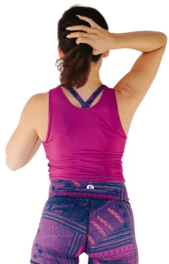 Reversible Knot Top In Vibrant Cirebon 12 Reversible Knot Top In Vibrant Cirebon -YOGA DEMOCRACY Sales 1606 VibrantCirebon Back1 removebg