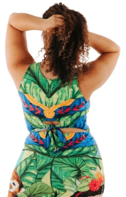 Reversible Knot Top In Frida -YOGA DEMOCRACY Sales 1606 frida back1 removebg