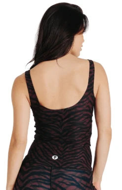 Om Tank In Fierce Feline -YOGA DEMOCRACY Sales 1607 FierceFeline back removebg