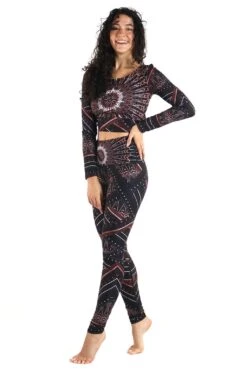 Ballet Barre Long Sleeve In Humble Warrior -YOGA DEMOCRACY Sales 1608 Humble Warrior 2