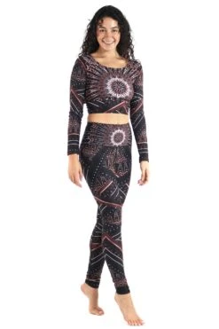 Ballet Barre Long Sleeve In Humble Warrior -YOGA DEMOCRACY Sales 1608 Humble Warrior 4