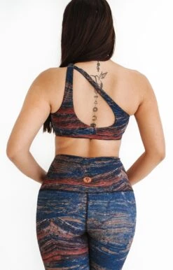 The Maverick Bra In Pedra -YOGA DEMOCRACY Sales 1610 Mountain back