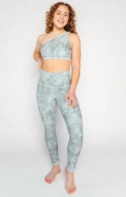 The Maverick Bra In Pure Sage -YOGA DEMOCRACY Sales 1610 PureSage FullBody
