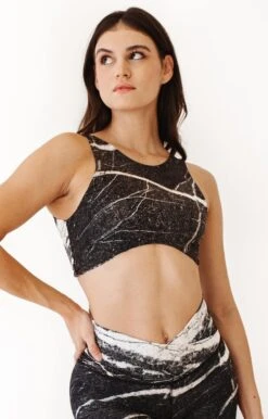 Reversible Twist Top In River Rock