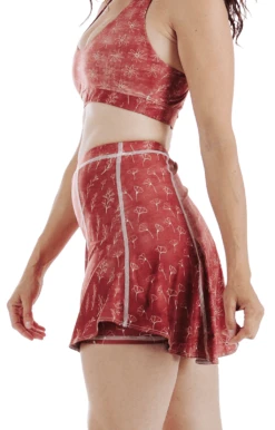 Ace Skirt In Terracotta Time -YOGA DEMOCRACY Sales 1701 Terracotta Left removebg