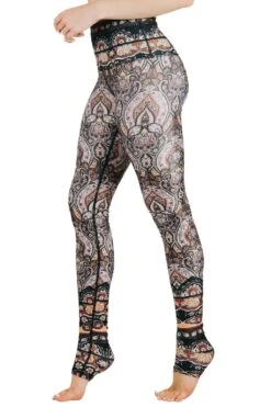 Espresso Yourself Printed Yoga Leggings -YOGA DEMOCRACY Sales Cropped 1101 side1 EspressoYourself