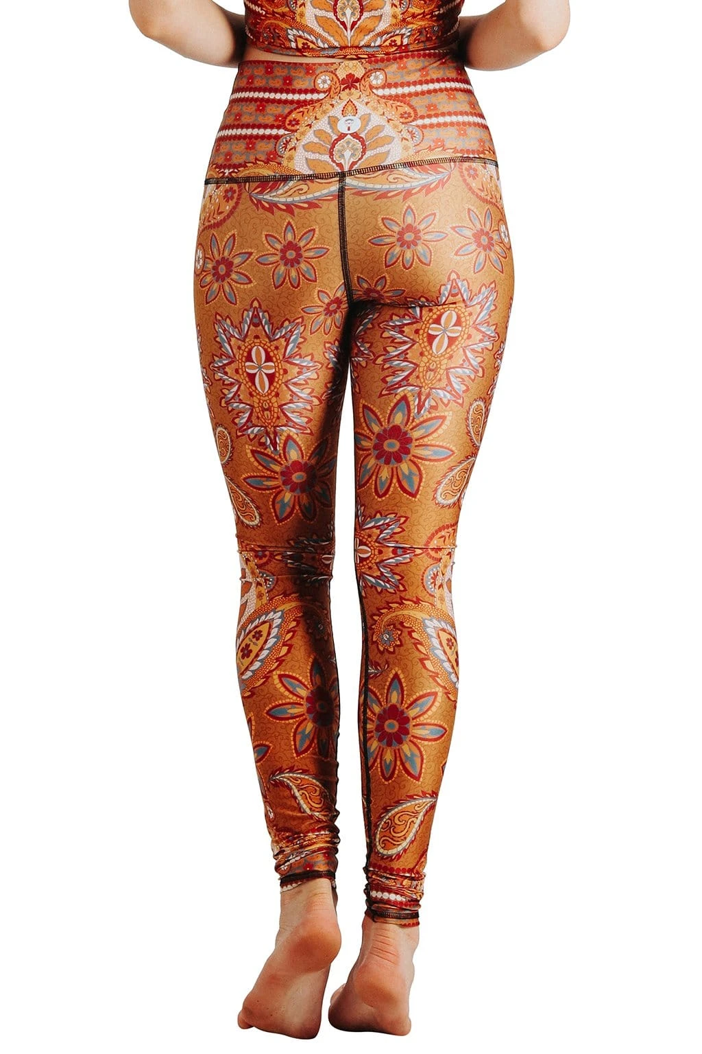 Rad Paisley Printed Yoga Leggings 6 Rad Paisley Printed Yoga Leggings - Image 6