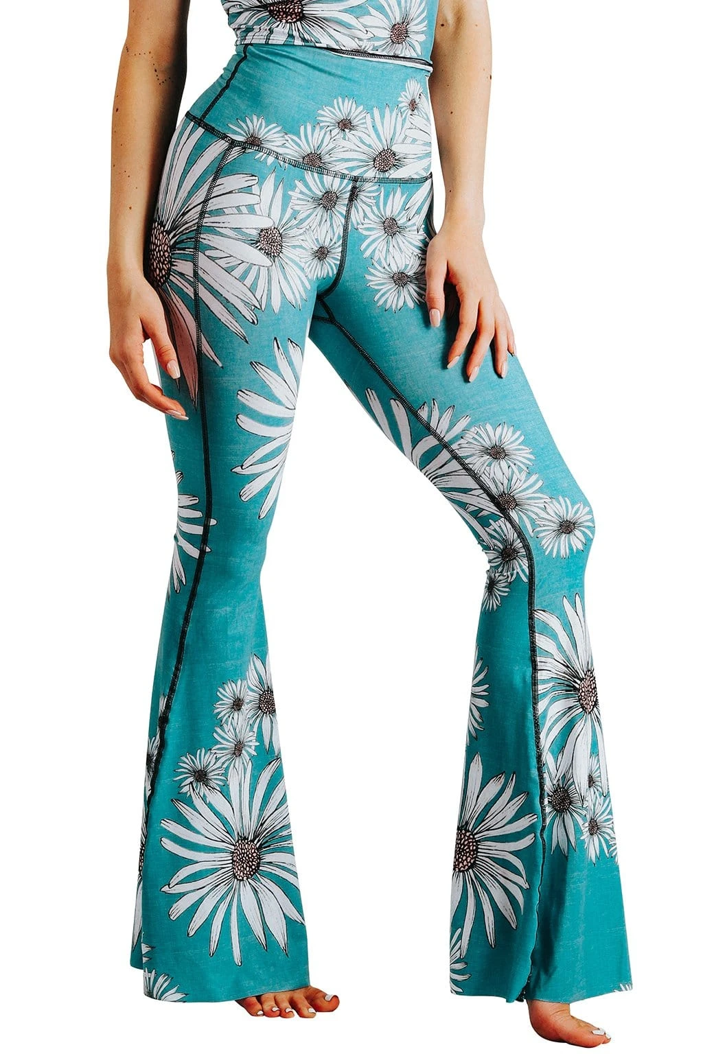 Flower Child Printed Bell Bottoms 3 Flower Child Printed Bell Bottoms - Image 3