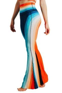 Retro Rainbow Printed Bell Bottoms -YOGA DEMOCRACY Sales Cropped 1114 side2 retrorainbow adf35e32 c6f7 465d bc77 23f1196fc7f1
