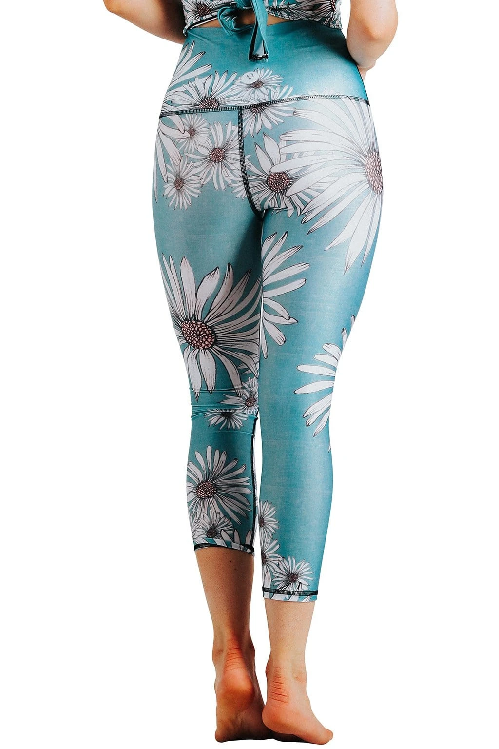 Flower Child Printed Yoga Crops 4 Flower Child Printed Yoga Crops - Image 4