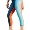 Retro Rainbow Printed Yoga Crops -YOGA DEMOCRACY Sales Cropped 1201 side1 retrorainbow