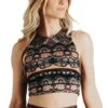 Free Range Sports Bra In Espresso Yourself -YOGA DEMOCRACY Sales Cropped 1504 front1 EspressoYourself