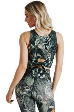 Reversible Knot Top In Rawr Talent 14 Reversible Knot Top In Rawr Talent -YOGA DEMOCRACY Sales Cropped 1606KT back4 rawrtalent