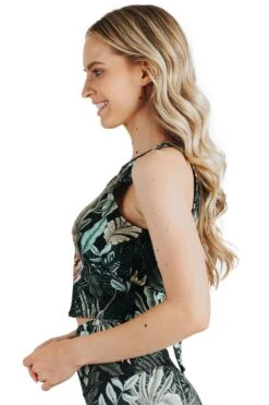 Reversible Knot Top In Rawr Talent 13 Reversible Knot Top In Rawr Talent -YOGA DEMOCRACY Sales Cropped 1606KT side1 rawrtalent