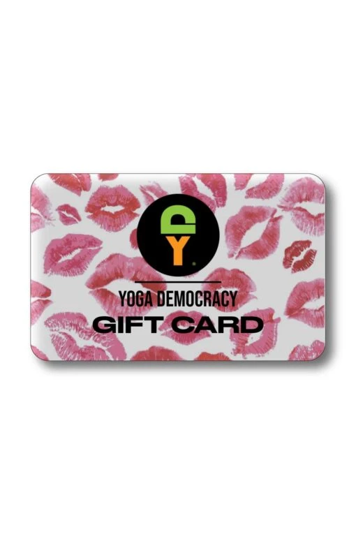 Classic Physical Gift Card -YOGA DEMOCRACY Sales YD Gift Card ValentinesDay