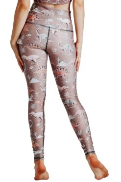 Stokasaurus Printed Yoga Leggings -YOGA DEMOCRACY Sales stokasaurus 1103 back1