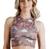 Free Range Sports Bra In Stokasaurus -YOGA DEMOCRACY Sales stokasaurus 1504 front1